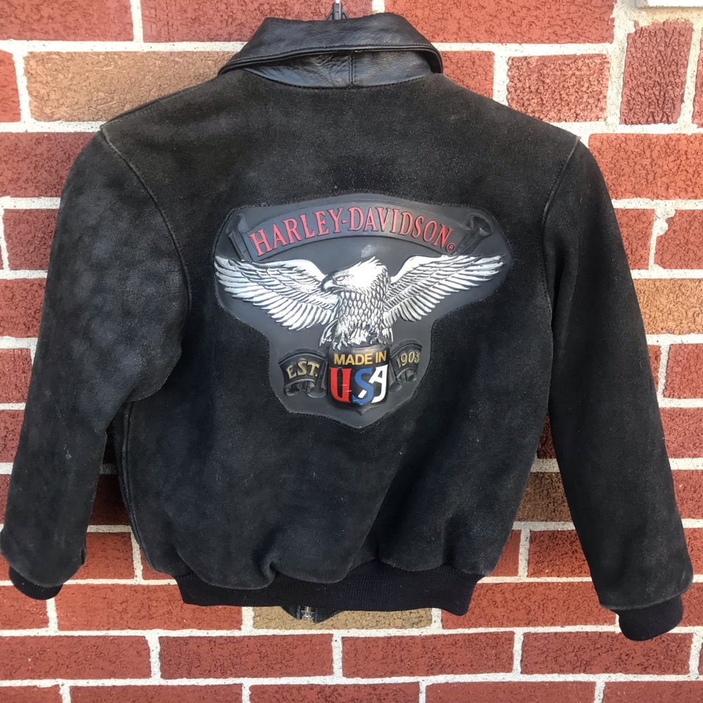 Kid’s Harley Davidson Leather Coat